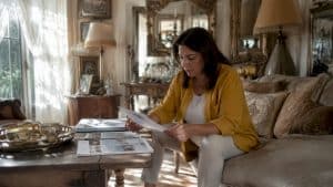 Buyer reviewing estate sale real estate contract